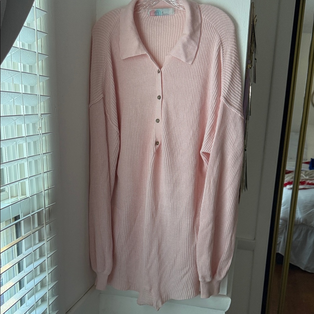 Free People Pink Pinic Romper